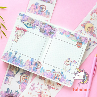 Sticker trang trí sổ chủ đề sakura
