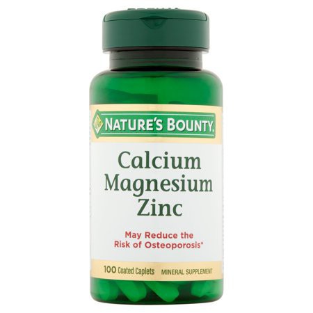 Viên Uống Bổ Sung Calcium Magnesium Zinc NATURE'S BOUNTY Hộp 100 viên