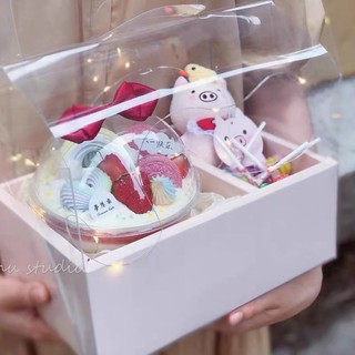 Hộp Mica xách 2 ngăn