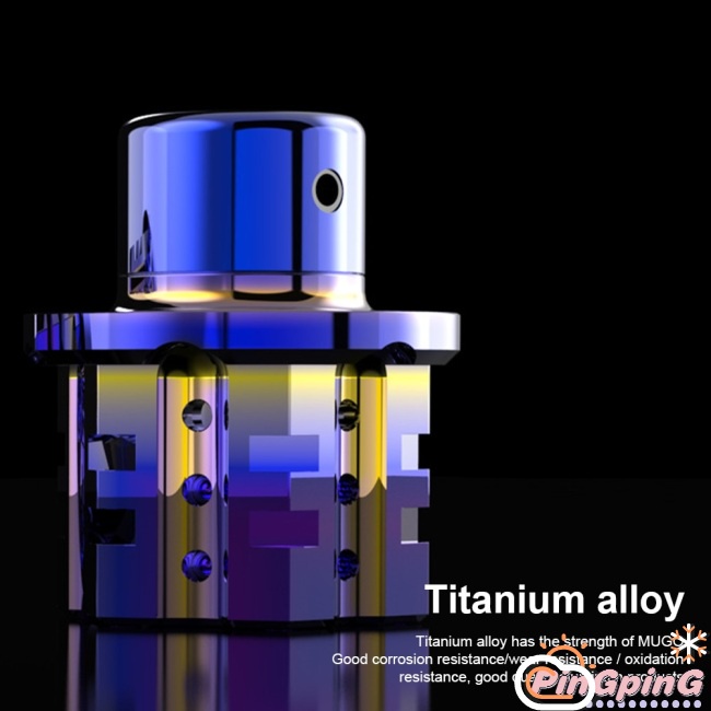 Đầu chìa khóa bằng hợp kim titan kèm móc khóa tiện dụng