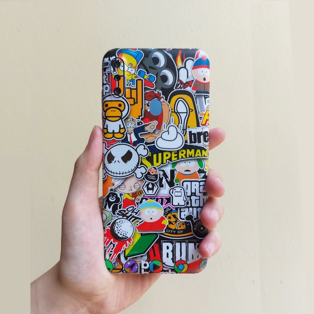 Miếng Dán Skin Điện Thoại In Hình Sticker Cho Iphone 6/ 7/ 8/ X/ XS/ 11/ 11 Pro Max Và Các Dòng Máy Android