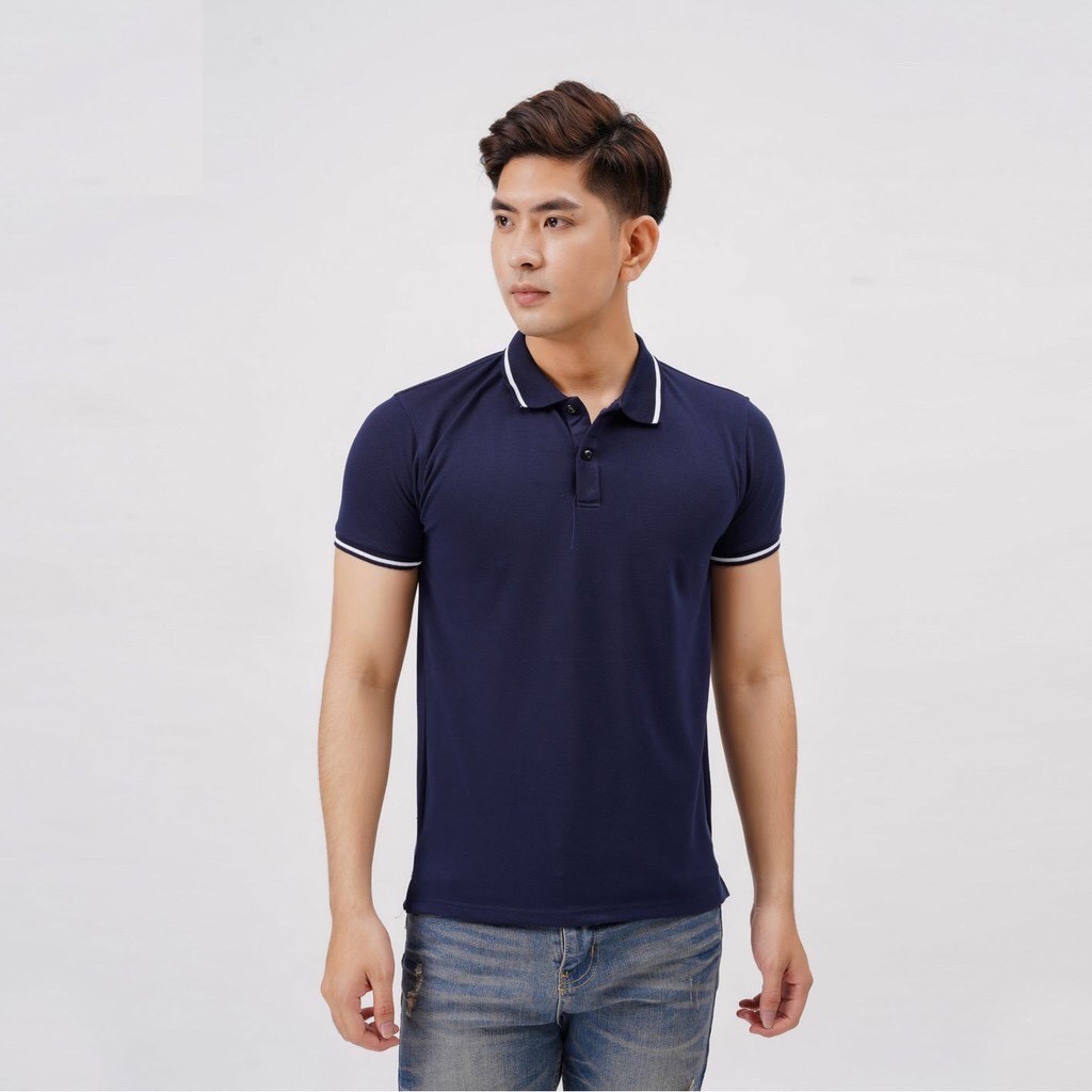 Áo thun Polo nam cổ bẻ vải cá sấu Cotton xuất xịn, chuẩn đẹp GRAMEN