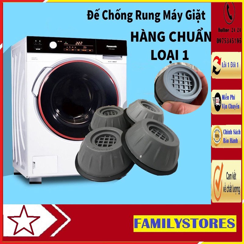 [Hàng Mới] Bộ 4 Đệm Chống Rung Cho Máy Giặt Mẫu Mới-Tabihome