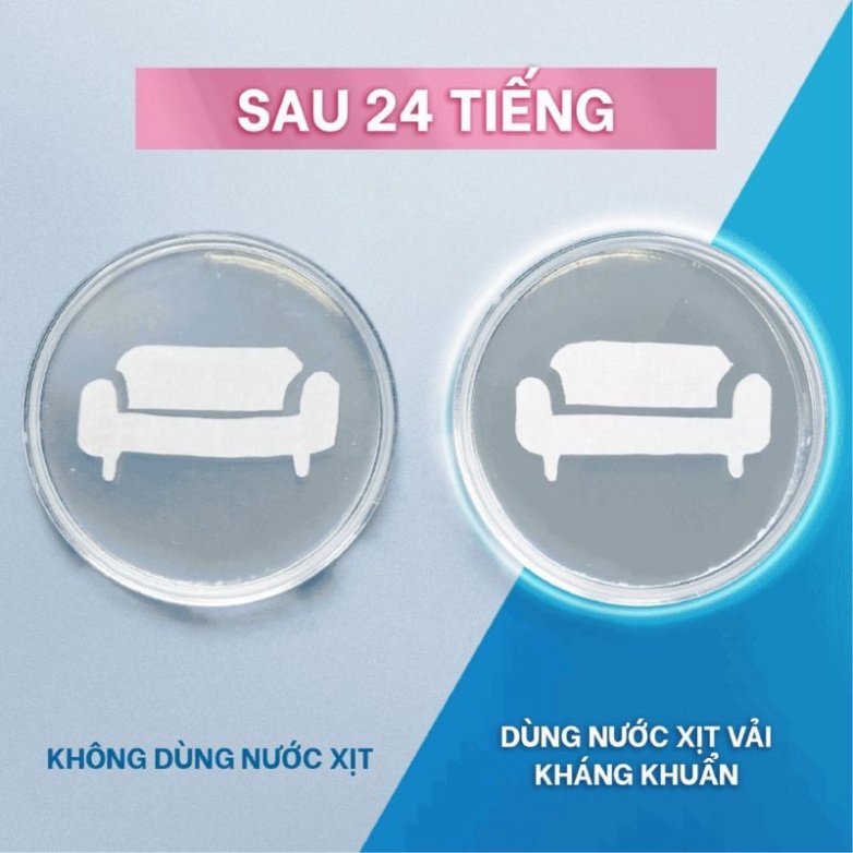 Xịt vải Downy khử mùi kháng khuẩn 99,9% chai 370ml hương ban mai, đam mê, huyền bí