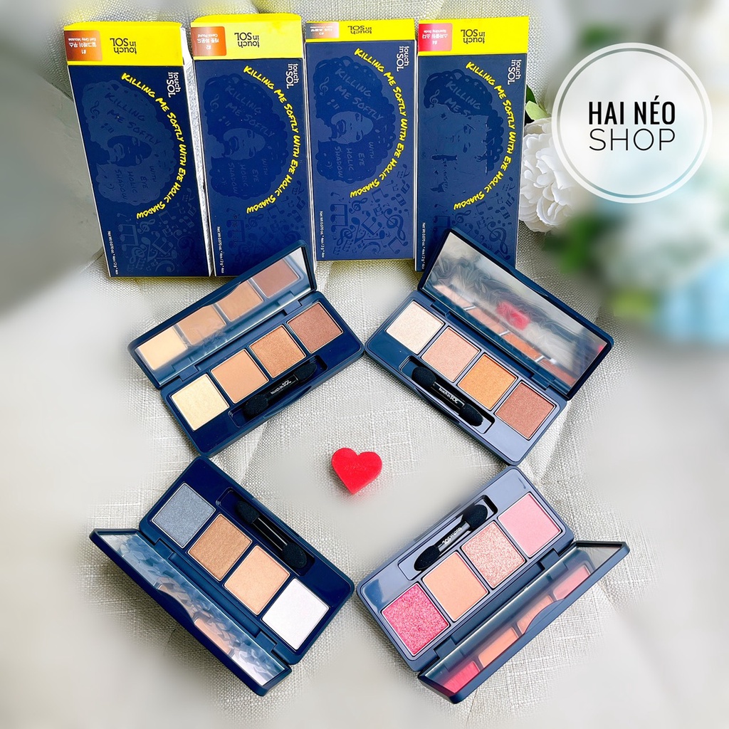 [DATE 01/23] Bảng Phấn Mắt Touch In Sol Killing Me Softly With Eye Holic Shadow (Hàn quốc)