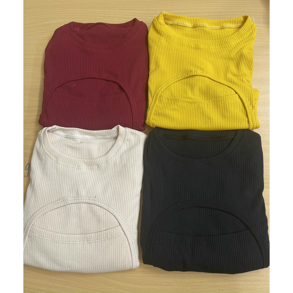 Set bộ áo tay ngắn cắt ngực quấn dây eo chân váy trơn tôn dáng ut thun gân mềm