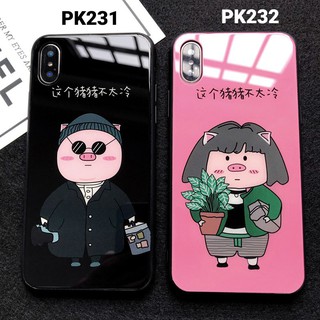 [ Freeship từ 50K] ỐP LƯNG KÍNH in hình cặp đôi heo -IP 6/6S - 6 Plus/ 6S Plus - 7/ 8 - 7 Plus/ 8 Plus - X/ XS/ XS Max