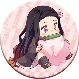 ( 1 chiếc ) Huy hiệu cái áo IN HÌNH nhân vật KIMETSU NO YAIBA VER CHUMOKBAP anime chibi dễ thương xinh xắn