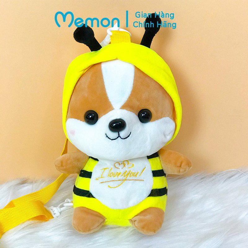 [Mã LIFEM1 giảm 50k đơn 99k] Túi Đeo Chéo Gấu Bông Chó Shiba Cosplay Cao Cấp Memon