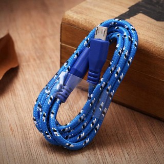 Cáp Sạc Micro Usb Bọc Vải Dù Dài 1m H3u5 Cho Android