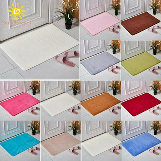 Memory Foam Bath Rug Pedestal Mat Anti Slip Toilet Shower Bathroom Super Soft
