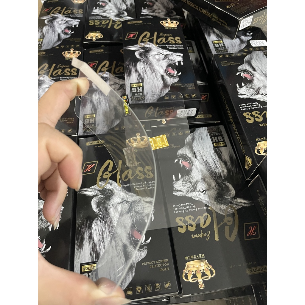 Kính Cường Lực Iphone REMAX 14 plus 6 6s 7 Plus 8 Plus X Xs Xr Xsmax 11 Promax 12 12 Promax 13pro  Trong Suốt [REMAX]