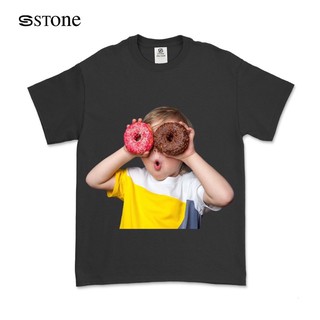 Áo thun tay lỡ stone dáng unisex form rộng