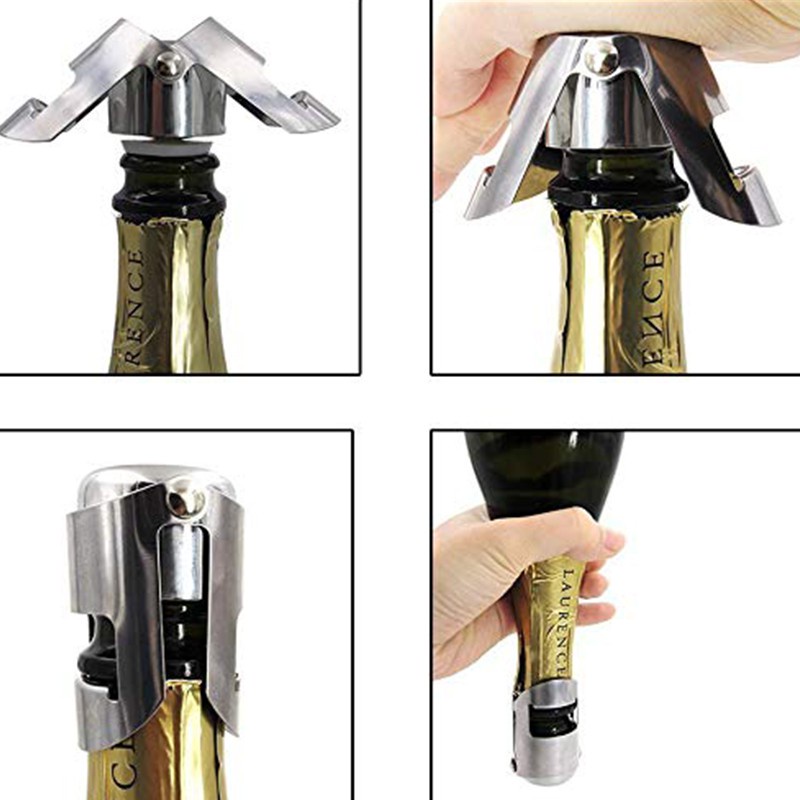 Nút chai rượu sâm banh cầm tay bằng thép không gỉ WALFOS