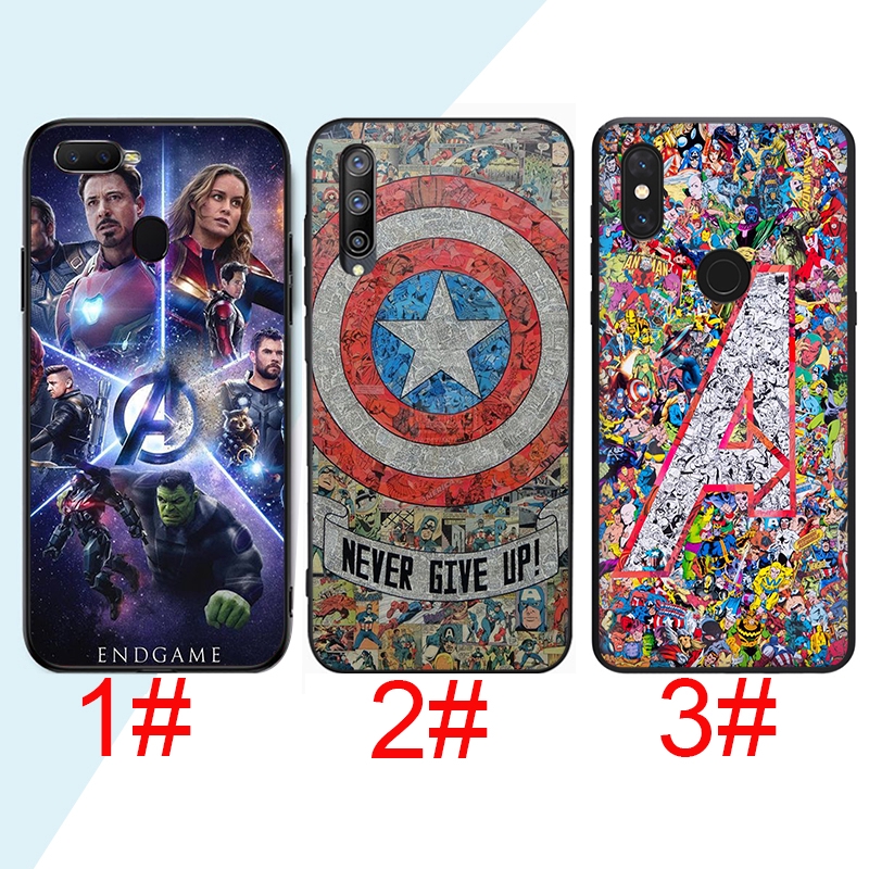 S117 Marvel Avengers Heros Comics Collage Vivo Y11 Y11S Y12 Y15 Y17 Y19 Y5S Y53 Y55 Y69 Y71 Y81 Y91C Y93 Y95 Y20 Y30 Y50 Y70 Soft Phone Case