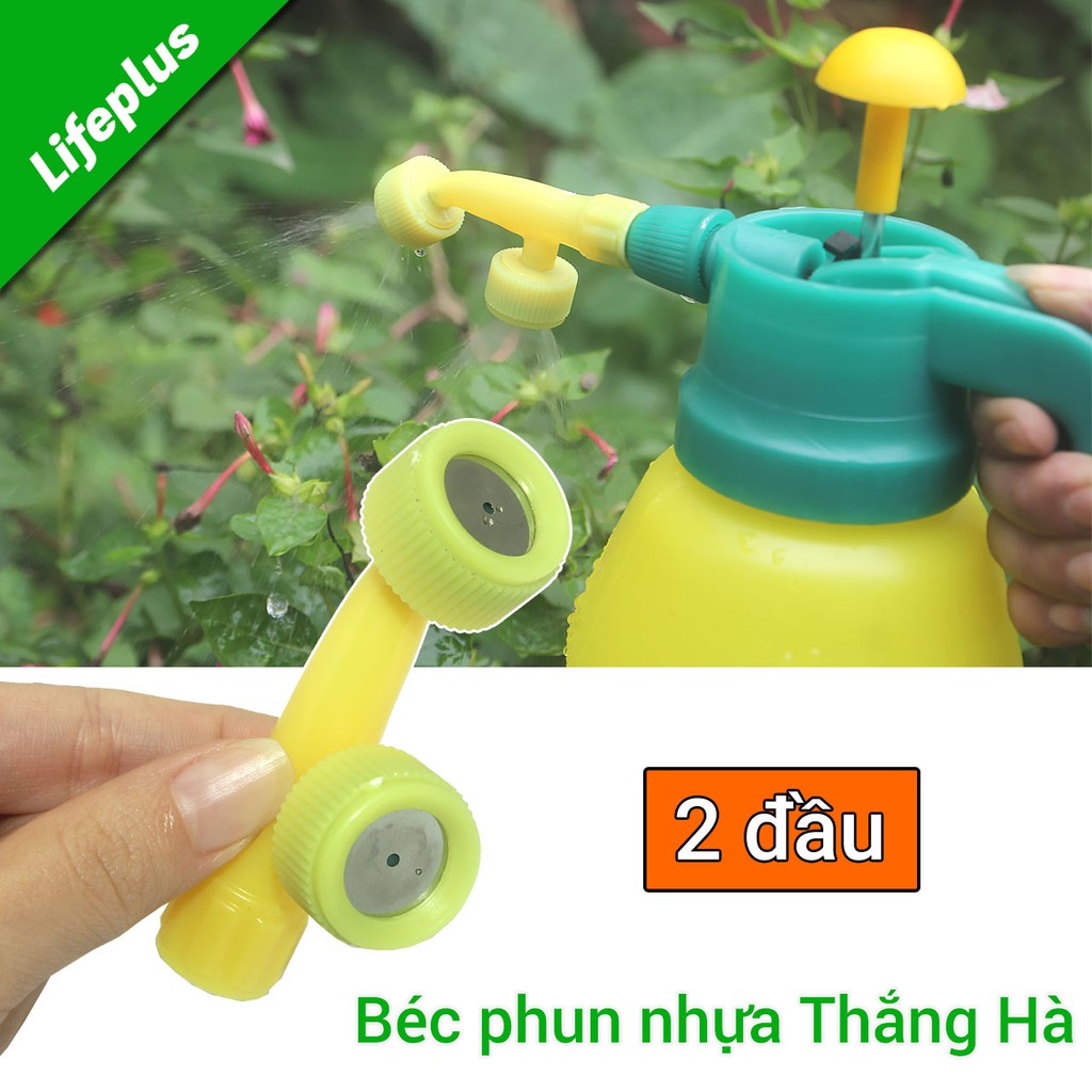 Béc tưới phun thuốc 2 đầu nhựa