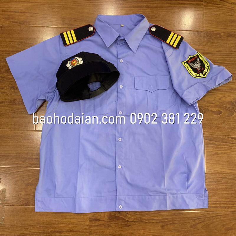 Áo bảo vệ nẹp bo (budong) logo tay kèm cầu vai và nón kèm sao