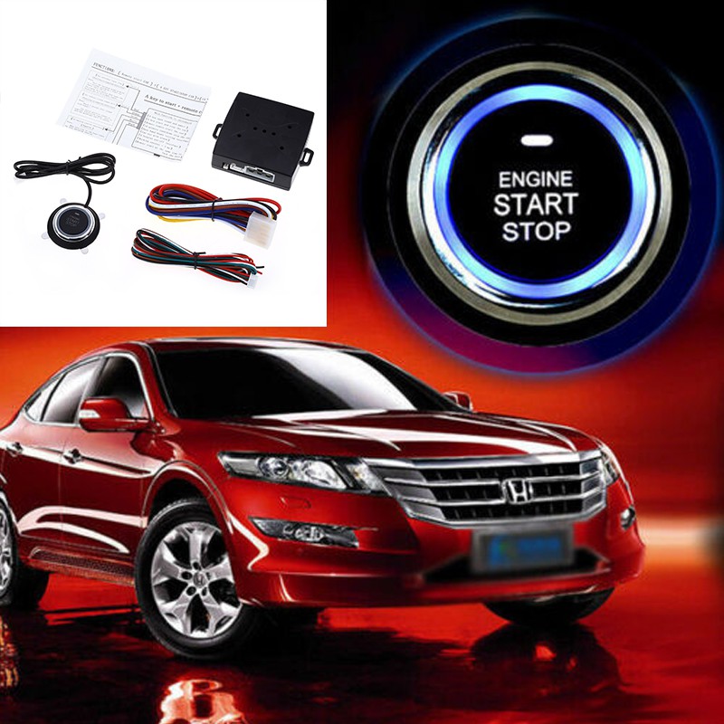 Động cơ báo động ô tô Đẩy khởi động Nút điều khiển từ xa Nút khởi động Hệ thống nhập không cần chìa khóa Bắt đầu Dừng cố định