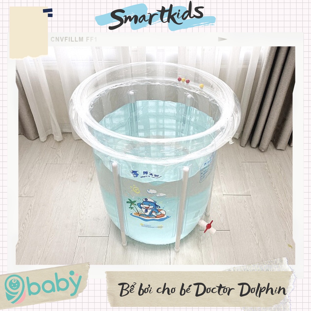Bể bơi thành cao cho bé Doctor Dolphin