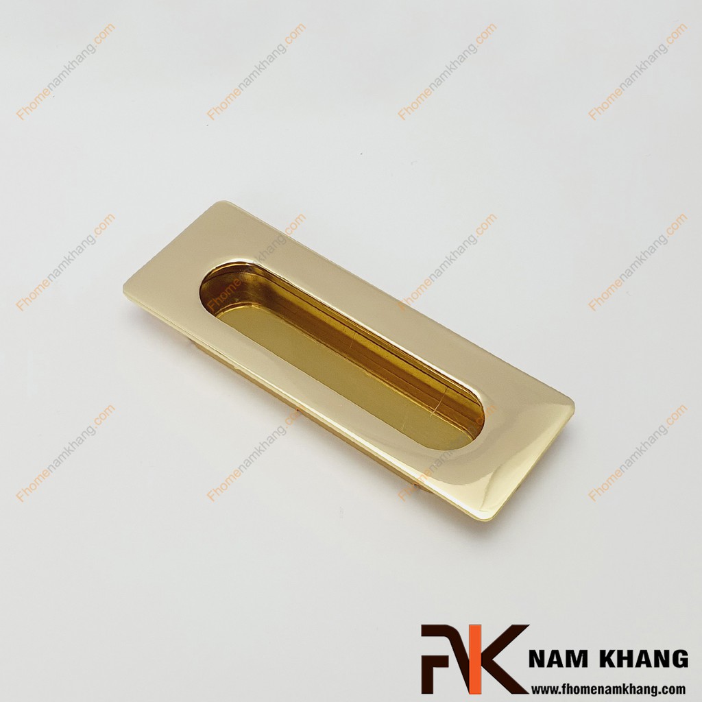 Tay nắm âm tủ màu vàng NK356-V