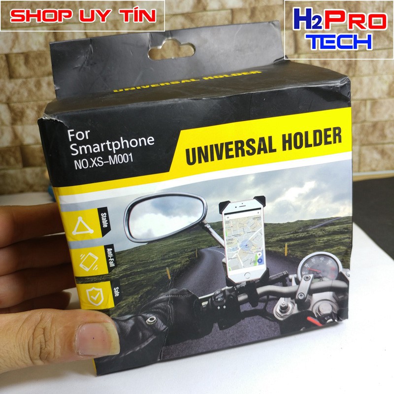 Giá Đỡ Kẹp Điện Thoại Cho Xe Máy Universal Holder XS-M001 chính hãng ( không gồm bao | BigBuy360 - bigbuy360.vn