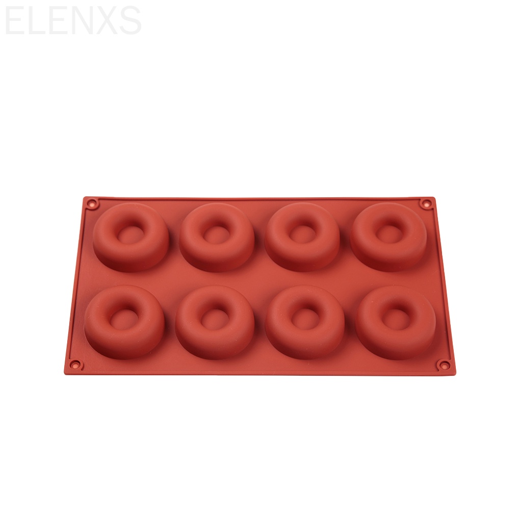 Khuôn Silicone Làm Bánh Donut 8 Ngăn