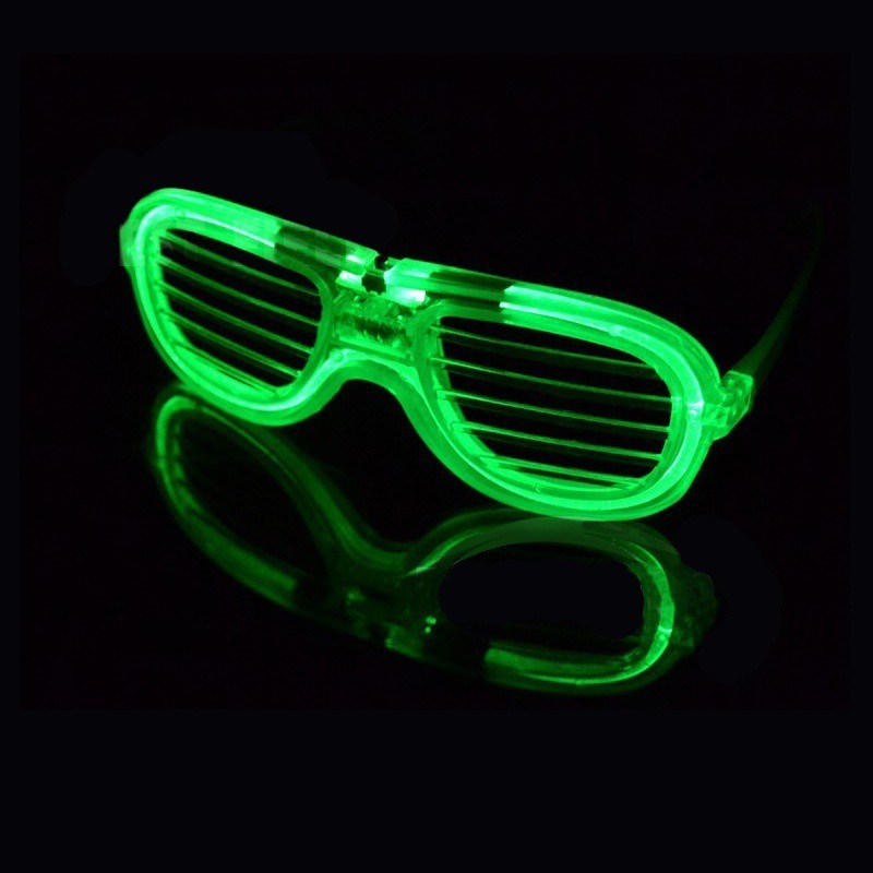 Mắt kính đèn LED 3 chế độ kèm dây đeo và pin dùng cho các bữa tiệc