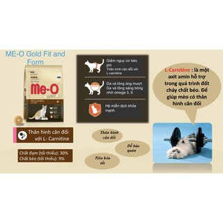 Thức ăn cho mèo ME-O Gold túi (1.2KG)