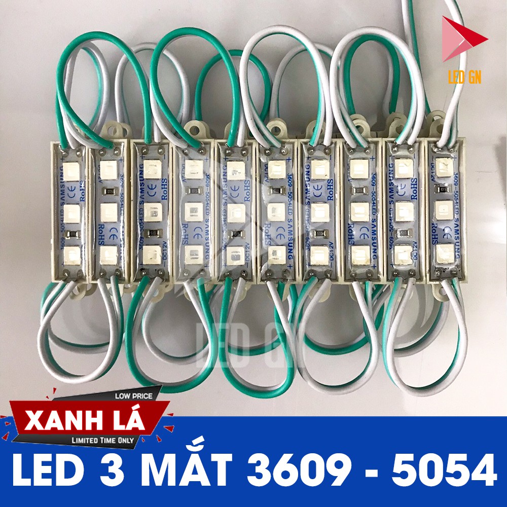 LED Hắt 3 Bóng 3609 - Chip LED 5054 [ VỈ 20 thanh ] 5.0