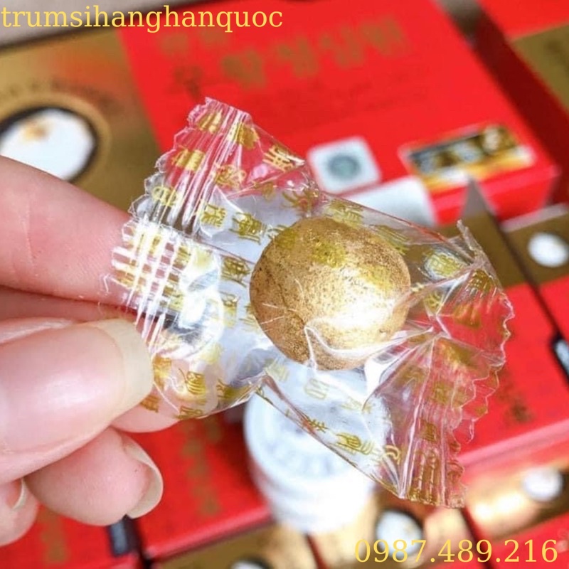 [SALE] An Cung Ngưu Hoàng Hoàn Hộp 10 Viên x 3,75g/ Viên