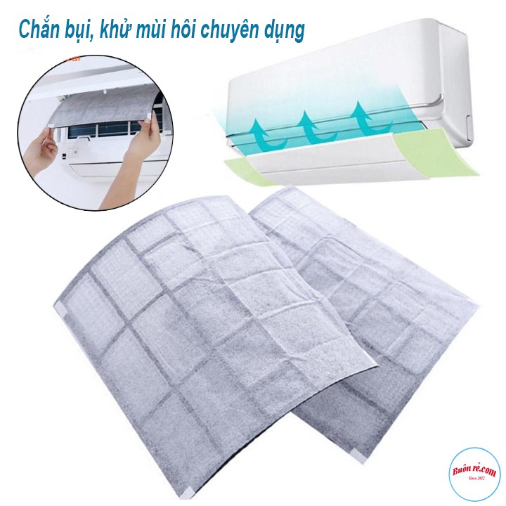 Set 2 lưới lọc điều hòa chắn bụi, lọc không khí bảo vệ sức khỏe gia đình 00786