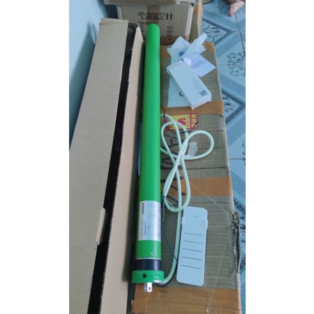 Động cơ rèm cuốn Dooya DM 45 có chức năng quay tay chuyên dùng cho hệ mái hiên di động và bạt che giếng trời