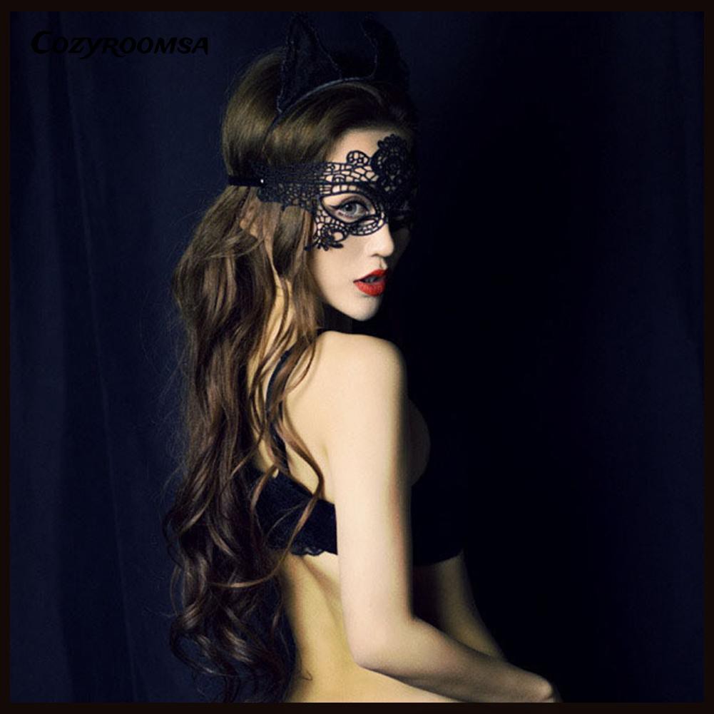 Mặt nạ che mắt phối ren phong cách gợi cảm cho nữ