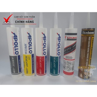 Keo silicone Apollo - Titebond các loại