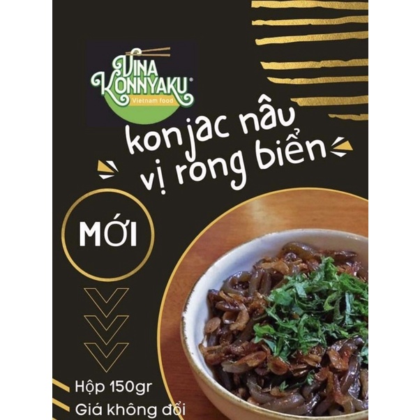 Mỳ Konjac (bún nưa) Excook hộp 150g (mì nưa, mỳ nưa shirataki) cho người ăn kiêng