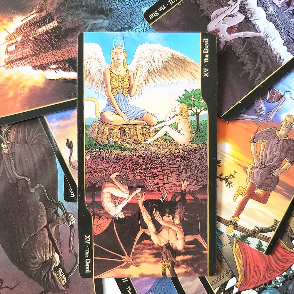 [Size Gốc] Bộ Bài Tarot Of Oppositions 78 Lá Bài Tặng Đá Thanh Tẩy S67
