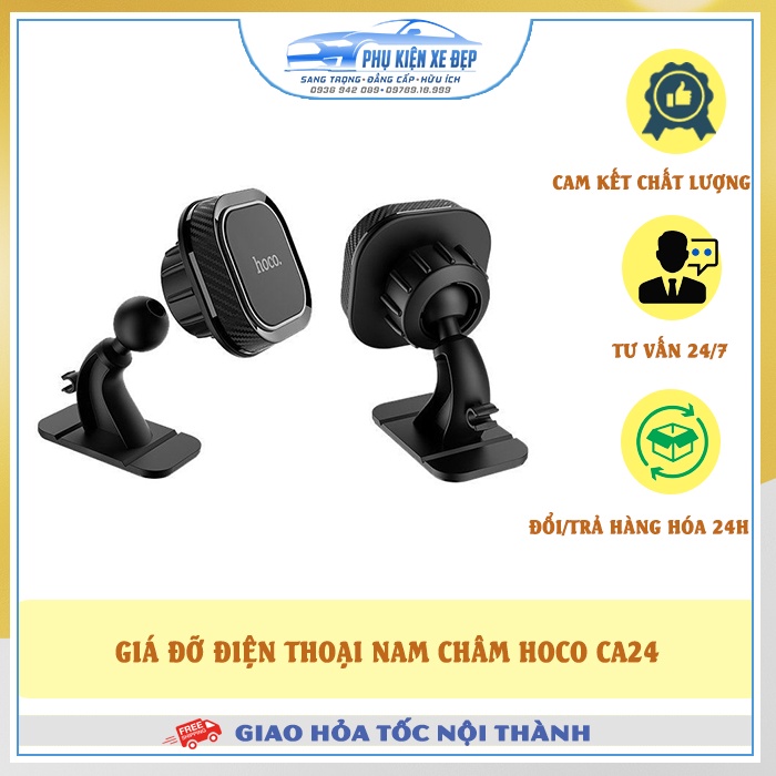 Giá đỡ điện thoại ⚡FREESHIP⚡ nam châm trên ô tô Hoco, BẢO HÀNH 6 THÁNG HÀNG CHÍNH HÃNG