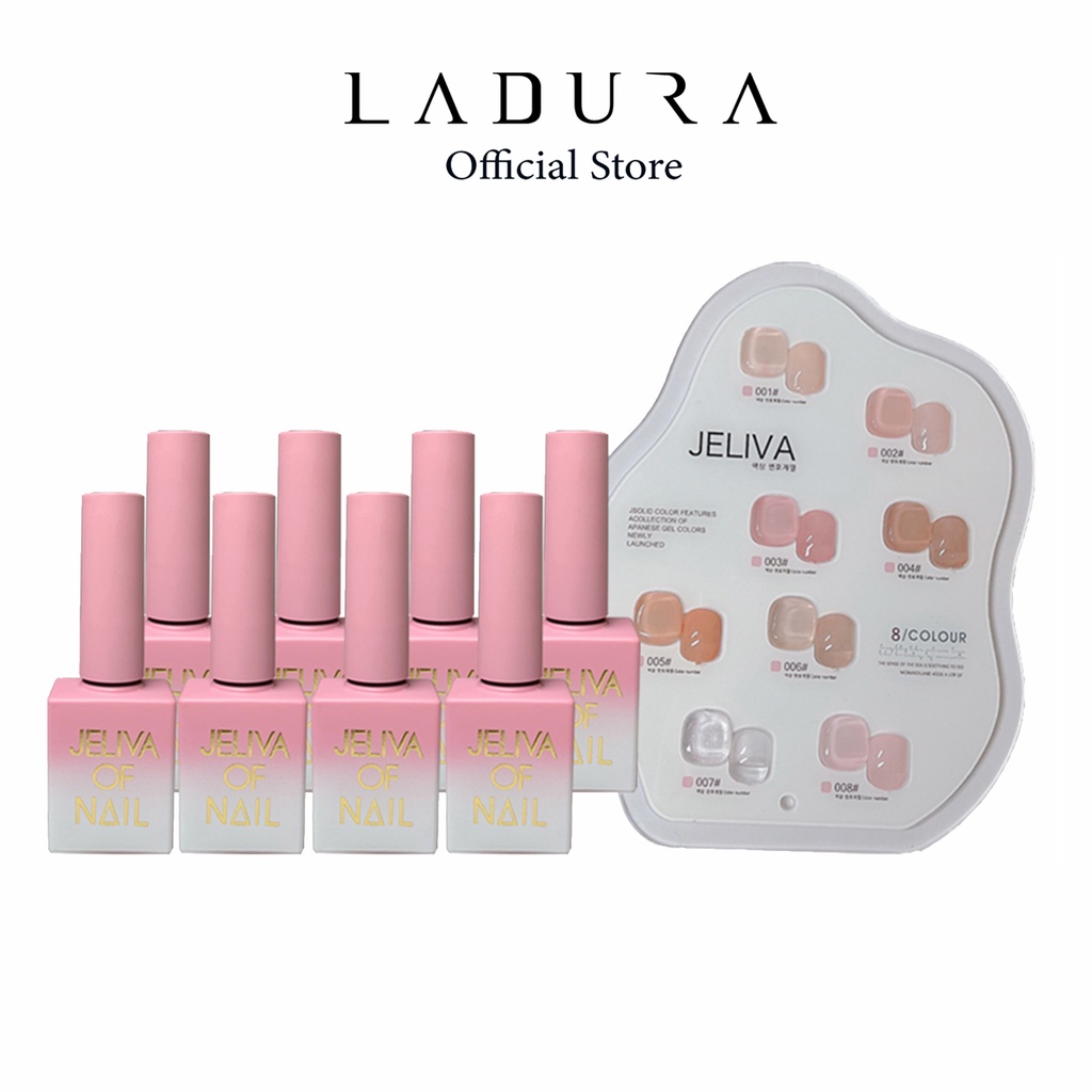 Set Sơn thạch Jeliva LADURA 8 màu