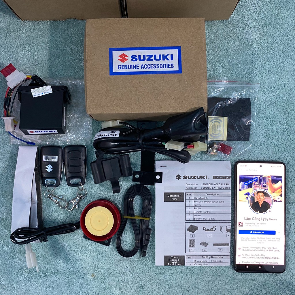 Chống Trộm SUZUKI Chính Hãng