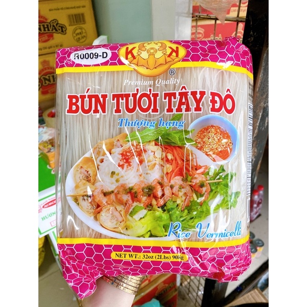 [Mã ICB1219 giảm 25% đơn 50K] bún tươi dạng khô- bịch 1kg