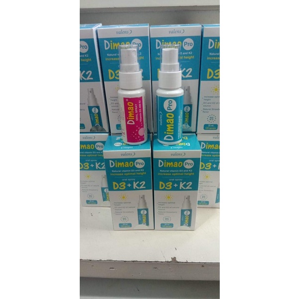 Dimao Pro Oral Spray Bổ Sung Vitamin D và Vitamin K2 Tăng Cường Hấp Thu Canxi Phát Triển Chiều Cao
