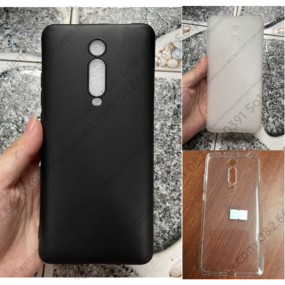 Ốp lưng Xiaomi Mi K20 / 9T Silicon dẻo trong, dẻo trong đục chống ố, dẻo đen trơn dày cao cấp