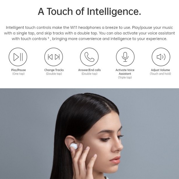 OPPO ENCO Buds In-Ear Wireless Earbuds Bluetooth 5.2 Sports Wireless Earphones