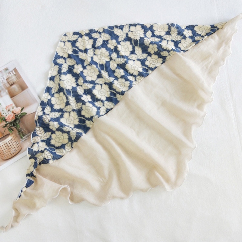 Khăn Choàng Lớn In Họa Tiết Hoa Chống Tia UV Dành Cho Nữ