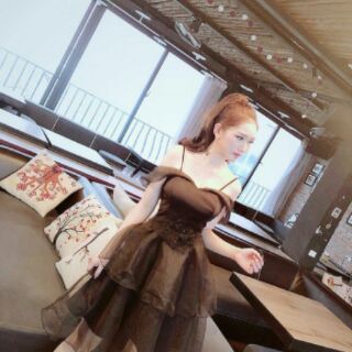 Đầm ren xòe 79.000