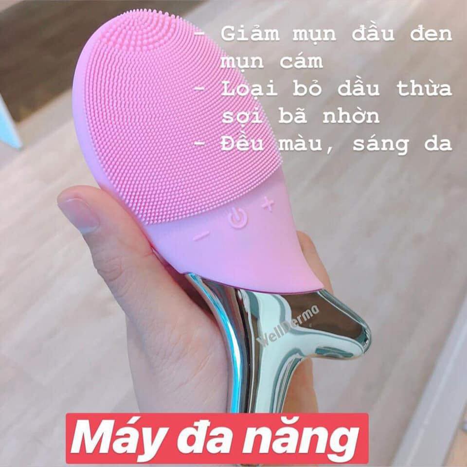 Máy rửa mặt cá Wellderma Cleansing Fish Hàn Quốc