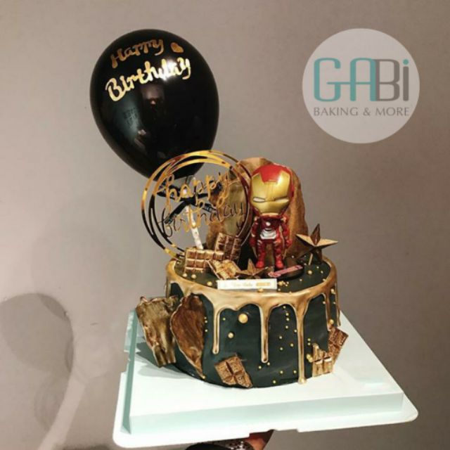 Set 6 siêu anh hùng trang trí bánh