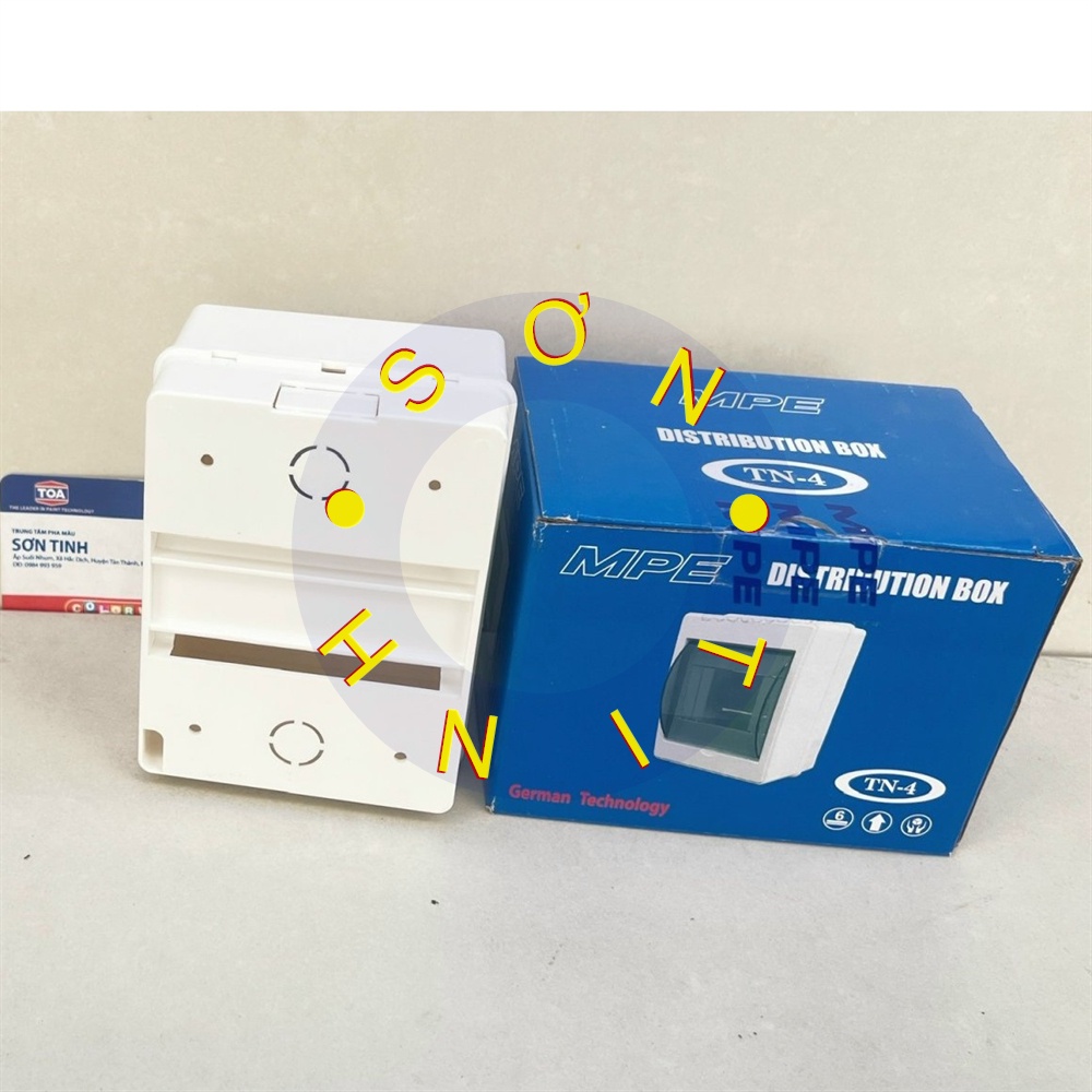 TỦ ĐIỆN âm tường NỔI 2 4 ĐƯỜNG MCB MODULE MÔ ĐUN CB APTOMAT ÁT TÔ MÁT MPE TN-4 hộp điện nhựa công nghiệp