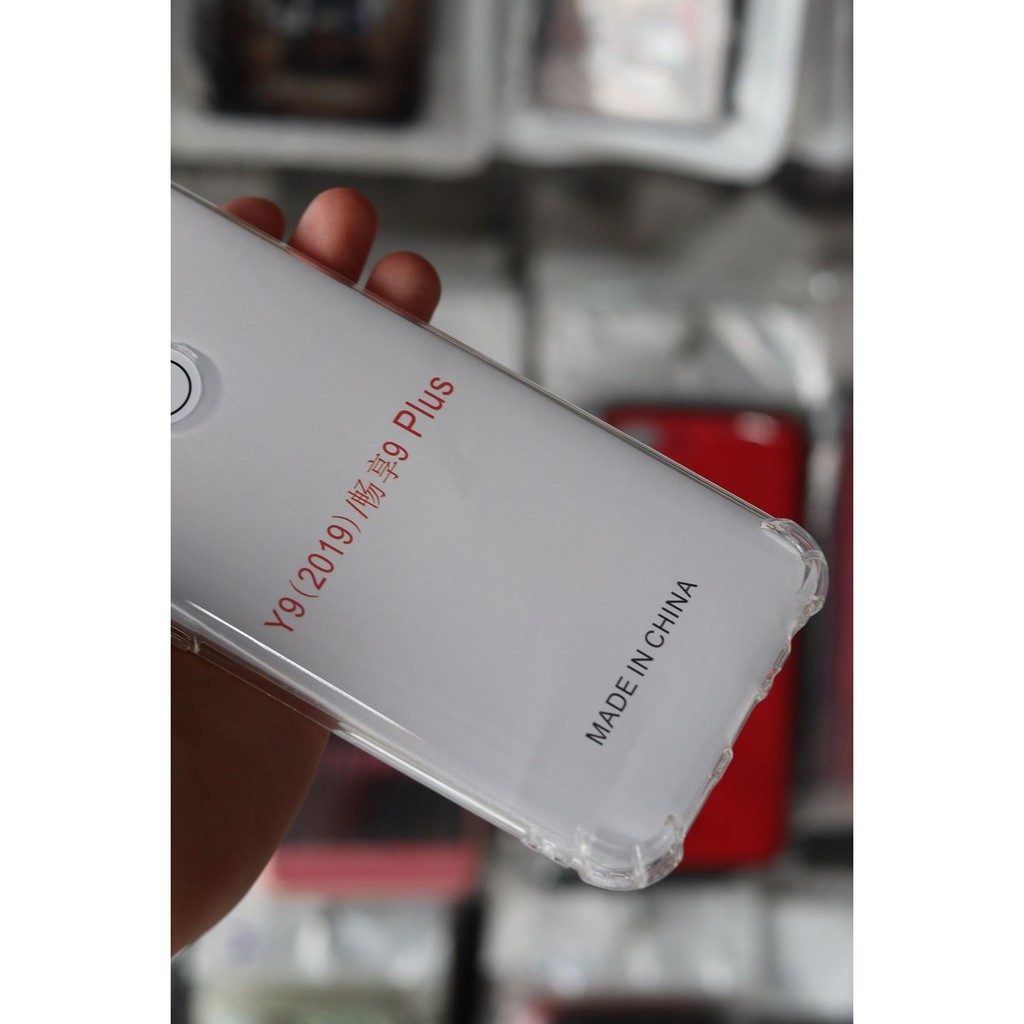Ốp Lưng Dẻo PU 6D Huawei Y9 2019 Ốp Silicon Trong Suốt Chống Sốc 4 Góc
