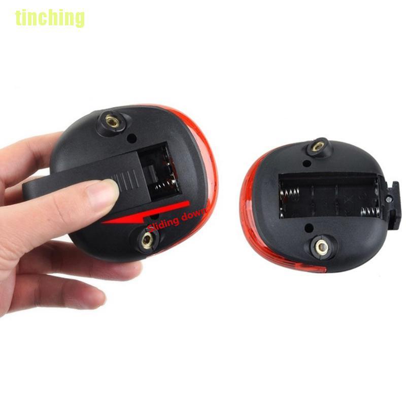 Đèn Led Cảnh Báo An Toàn Phía Sau Xe Đạp 2 + 5